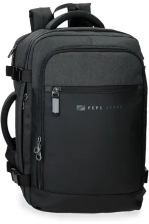 Pepe Jeans Taske, unisex, Sort, ONE SIZE, Læder, Rejserygsæk Unisex Voksen Jarvis
