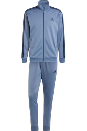 adidas Sport, Herre, Blå, XL, Uld, Blå Sort Herre Tracksuit