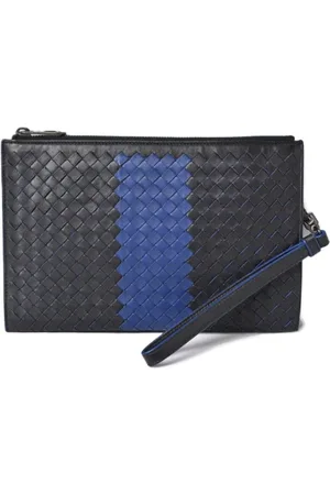 Bottega Veneta Pre-owned, Herre, Sort, ONE SIZE, Uld, Pre-owned Laeder clutches