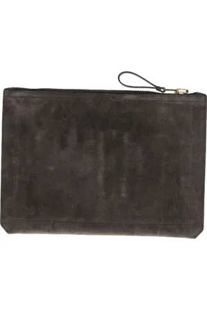 Tom Ford Pre-owned, Herre, Brun, ONE SIZE, Uld, Pre-owned Ruskind clutches