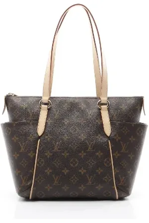 LOUIS VUITTON Pre-owned, Dame, Brun, ONE SIZE, Uld, Pre-owned canvas tasker