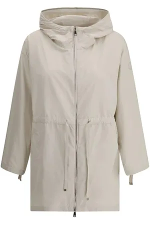 Moncler Frakke, Dame, , XS, Polyester, Justerbar Parka Jakke med Dobbeltglidelås