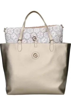 Gattinoni Taske, Dame, Gul, ONE SIZE, Uld, Vendbar Dobbelt Håndtag PVC Taske