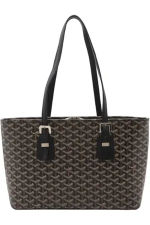 GOYARD Pre-owned, Dame, Brun, ONE SIZE, Tyl, Pre-owned canvas håndtasker