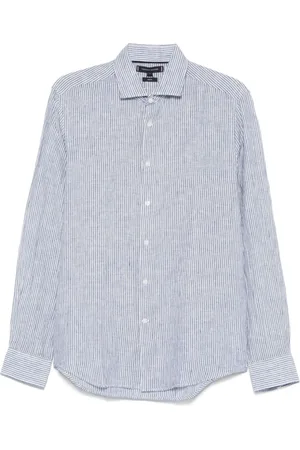 Tommy Hilfiger Skjorte, Herre, Blå, L, Ocean Button-Up Skjorte Logo Patch