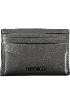 Calvin Klein Tilbehør, Herre, Sort, ONE SIZE, Kortholder Pung med Central Rum