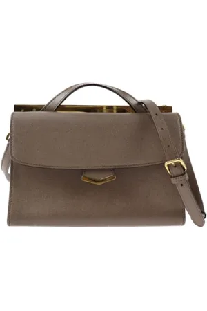 Fendi Pre-owned, Herre, Brun, ONE SIZE, Uld, Pre-owned Laeder fendi-tasker