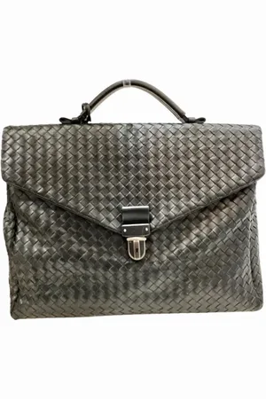 Bottega Veneta Pre-owned, Herre, Sort, ONE SIZE, Læder, Pre-owned Laeder hndtasker