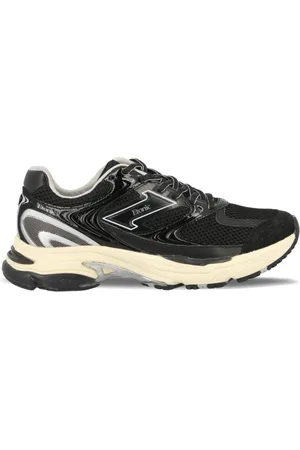 ETONIC Sko, Dame, Sort, 40 EU, Læder, Sort Mesh og Læder Sneakers
