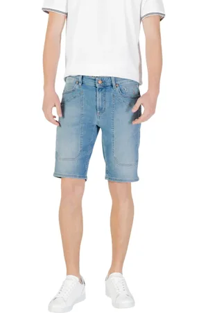 Jeckerson Shorts, Herre, Blå, W32, Bomuld, Moderne Bermuda Shorts til Mænd