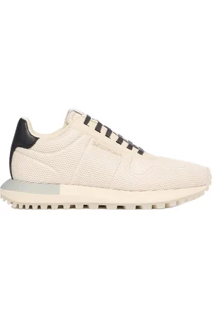 Emporio Armani Sko, Herre, , 44 EU, Uld, Stilfulde sportsko med ribbet sål