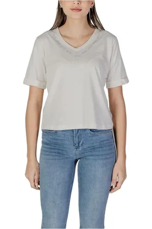 Liu Jo Top, Dame, Hvid, XS, Bomuld, Hvid Bomuld T-Shirt