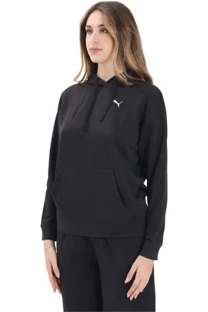 PUMA Sweathshirts & Hoodies, Dame, Sort, S, Sort hættetrøje Essentials dame sweater