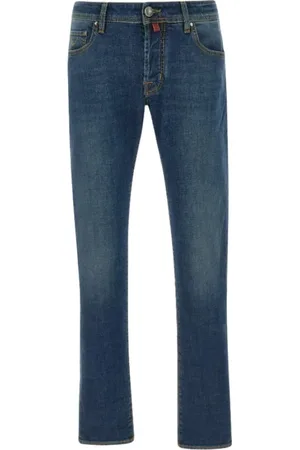 Jacob Cohen Jeans, Herre, Blå, W36, Blå Nick Slim Bukser