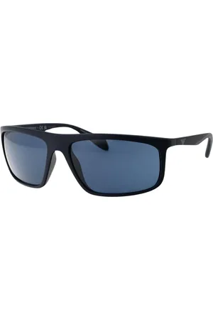 Emporio Armani Tilbehør, Herre, Blå, 64 MM, Uld, Gradient Linse Stilfulde Solbriller