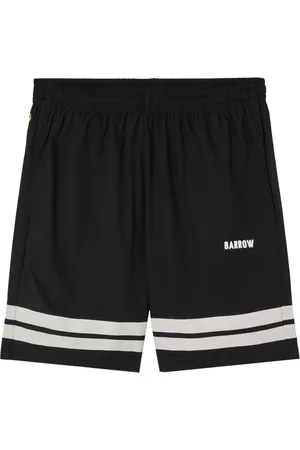 BARROW Shorts, Herre, Sort, L, Sorte shorts med hvide detaljer