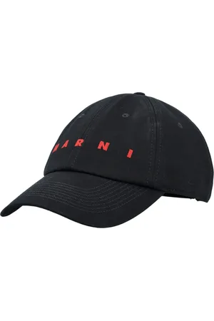 Marni Tilbehør, Herre, Sort, M, Bomuld, Sort Logo Cap Tilbehør