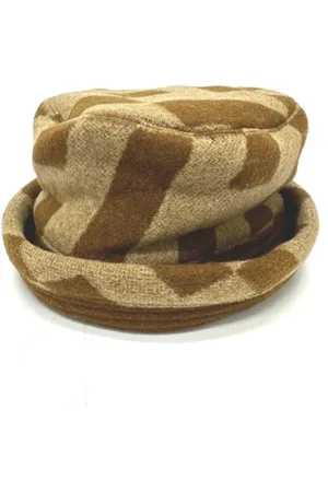 Hermès Pre-owned, Dame, Brun, ONE SIZE, Tyl, Pre-owned Andet hatte