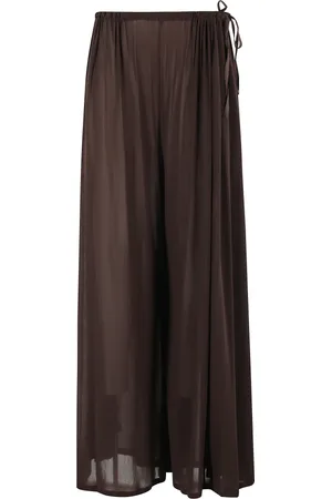 Serafini Nederdel, Dame, Brun, 2XS, Brun Elastisk Talje Bukser