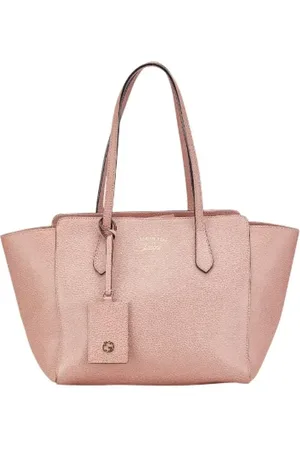 Gucci Pre-owned, Dame, Lyserød, ONE SIZE, Uld, Pre-owned Laeder totes