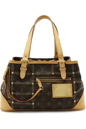 LOUIS VUITTON Pre-owned, Dame, Brun, ONE SIZE, Tyl, Pre-owned Canvas totes