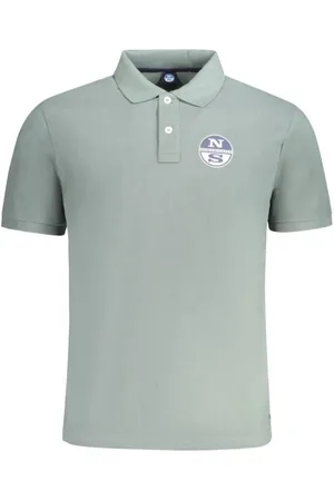 North Sails Top, Herre, Grøn, M, Bomuld, Grøn Bomuld Polo Skjorte
