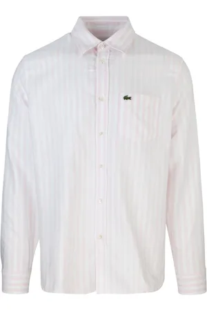 Lacoste Skjorte, Herre, Lyserød, 3XL, Bomuld, Organisk Oxford Skjorte