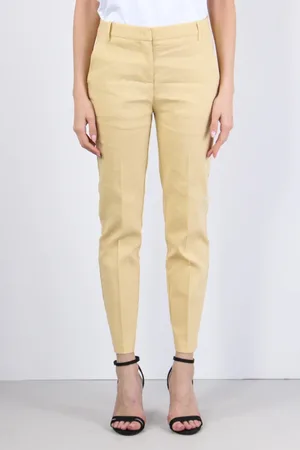 Pinko Bukser, Dame, Gul, M, Uld, Stilfulde Bello Bukser