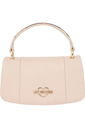Moschino Taske, Dame, Lyserød, ONE SIZE, Læder, Kornlæder+PU Taske