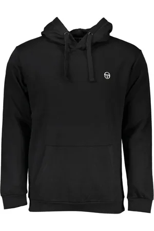 Sergio Tacchini Sweathshirts & Hoodies, Herre, Sort, 2XL, Bomuld, Sort Bomuldssweater