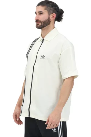 adidas Skjorte, Herre, , L, Basketball kortærmet skjorte hvid