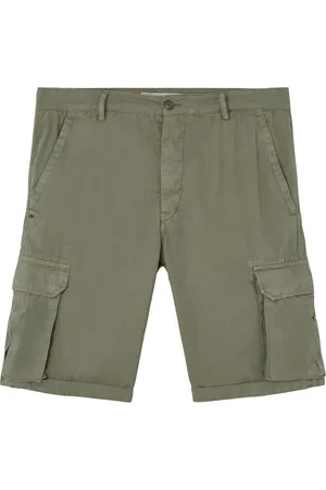40 Weft Shorts, Herre, Grøn, S, Uld, Cargo Bermuda Shorts i grøn