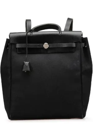 Hermès Pre-owned, Dame, Sort, ONE SIZE, Uld, Pre-owned Laeder rygsaekke