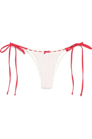 Frankies Bikinis Badetøj, Dame, , S, Uld, Polkaprikker Strandtøj med Sidelukning