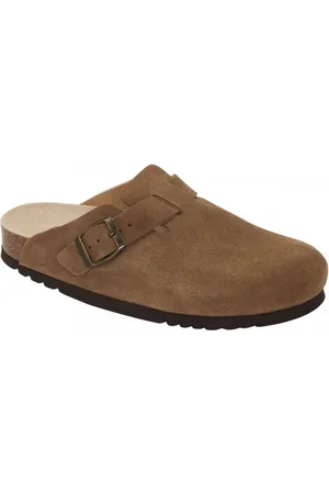 Scholl Sko, Dame, Brun, 35 EU, Suede, Suede Cork Sole Sabot Sko