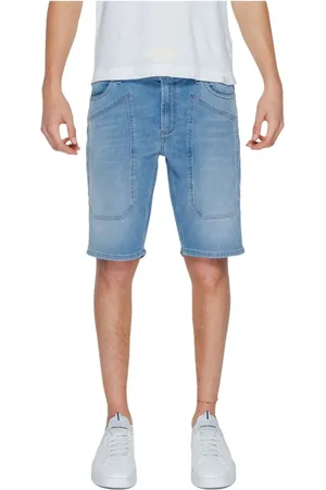 Jeckerson Shorts, Herre, Blå, W33, Denim, Denim Bermuda Shorts Lyseblå
