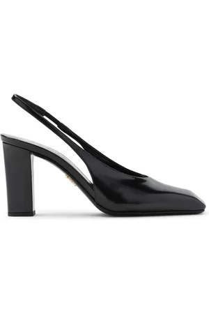 Prada Sko, Dame, Sort, 36 EU, Læder, Sorte Læderpumper Elegant Fodtøjskollektion