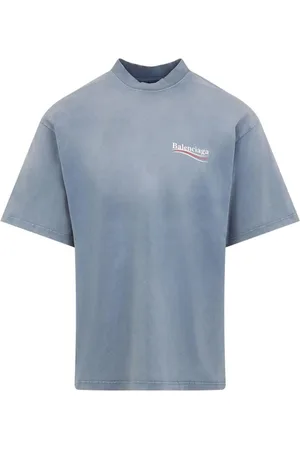Balenciaga Top, Herre, Blå, XL, Bomuld, Blå T-shirt & Polo Combo