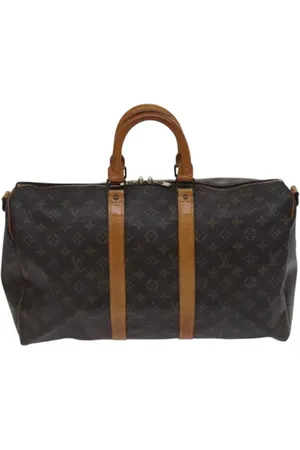 LOUIS VUITTON Pre-owned, Dame, Brun, ONE SIZE, Uld, Pre-owned canvas tasker