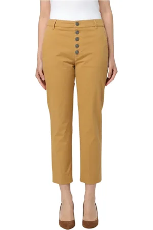 Dondup Bukser, Dame, Brun, W28, Uld, Stilfulde Mima Jeans til Mænd