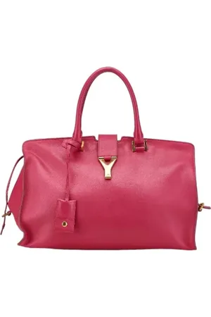 Saint Laurent Pre-owned, Dame, Lyserød, ONE SIZE, Tyl, Pre-owned Laeder hndtasker