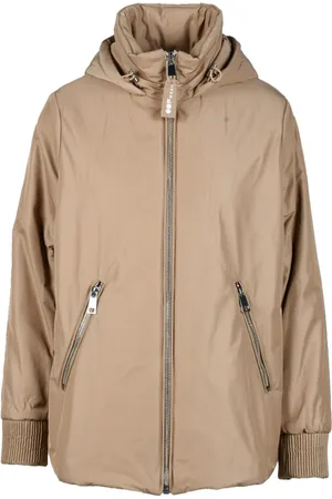 OOF Wear Jakke, Dame, Brun, L, Polyester, Jakke med lynlås af polyester