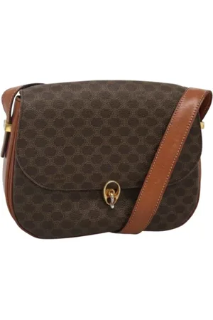 Céline Pre-owned, Dame, Brun, ONE SIZE, Uld, Pre-owned Laeder celine-tasker