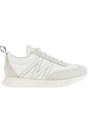 Moncler Sko, Herre, Hvid, 45 EU, Nylon, Off- Pacey sneakers nylon ruskind