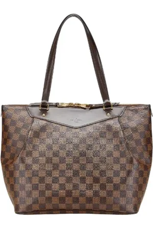 LOUIS VUITTON Pre-owned, Dame, Brun, ONE SIZE, Tyl, Pre-owned Canvas totes