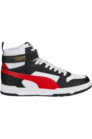 PUMA Sko, Herre, Flerfarvet, 44 1/2 EU, Læder, Retro Sneakers med SoftFoam+ Dæmpning