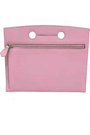 Hermès Pre-owned, Dame, Lyserød, ONE SIZE, Tyl, Pre-owned Stof dokumentmapper