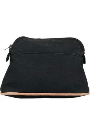 Hermès Pre-owned, Dame, Sort, ONE SIZE, Tyl, Pre-owned Canvas clutches
