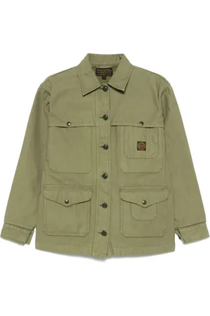 Filson Jakke, Dame, Grøn, M, Uld, Grøn Knappet Opbrugsjakke