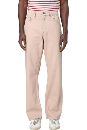 Golden Goose Jeans, Herre, Lyserød, W34, Uld, Slidte Jeans til Mænd